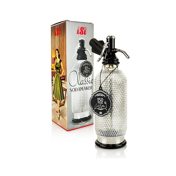 Soda SYPHON Classic Device, 1L iSi BARTENLAND ACADEMY